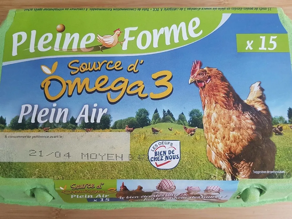 15 œufs plein air