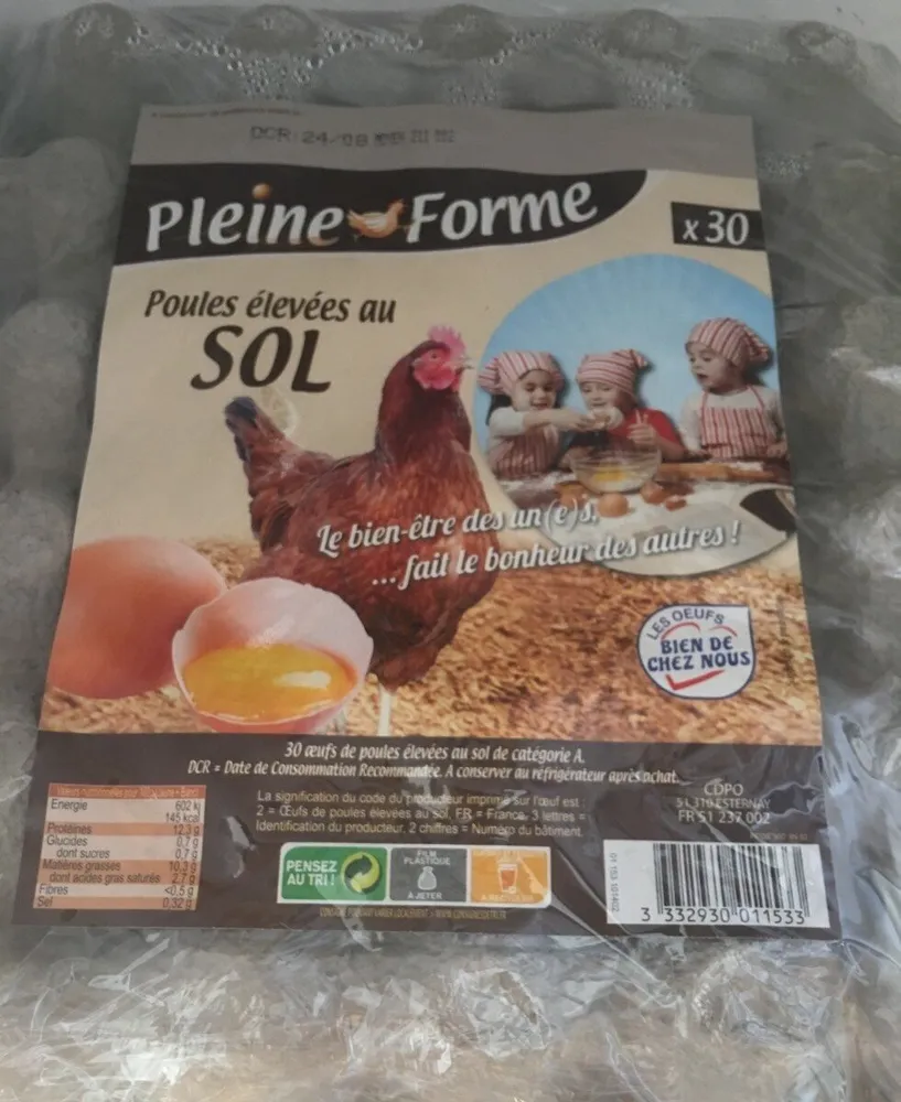 30 Oeufs - Pleine Forme