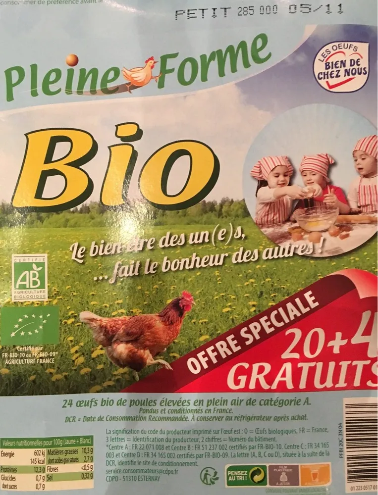Pleine forme bio