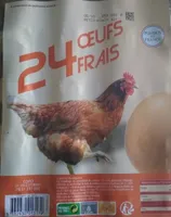 24 oeufs frais