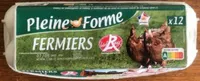 12 oeufs fermiers moyen Label Rouge
