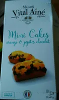 Mini cakes orange & pépites chocolat