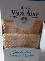 Gaufrettes saveur vanille