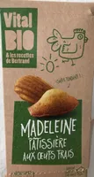 Madeleines pâtissiers aux oeufs frais