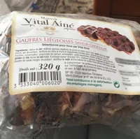 Gaufres liégeoises saveur chocolat