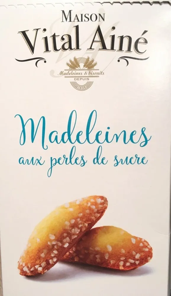 Madeleines mignonettes aux perles de sucre