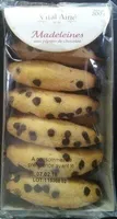 Madeleines aux pépites de chocolat