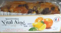 Cake écorces orange/citron Vital Aîné