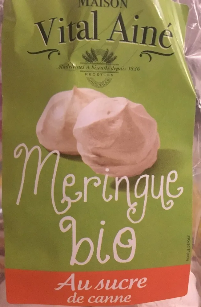 Meringues bio au sucre de canne Vital Aîné