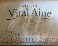 Cake aux ecorces d'orange et citron