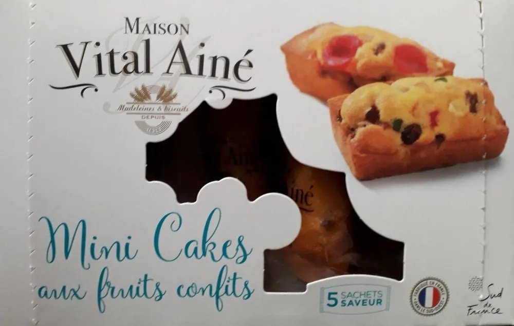 Mini Cakes aux fruits confits