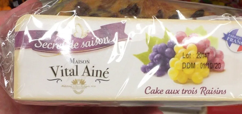 Cake aux raisins