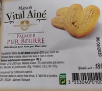 Palmier pur beurre