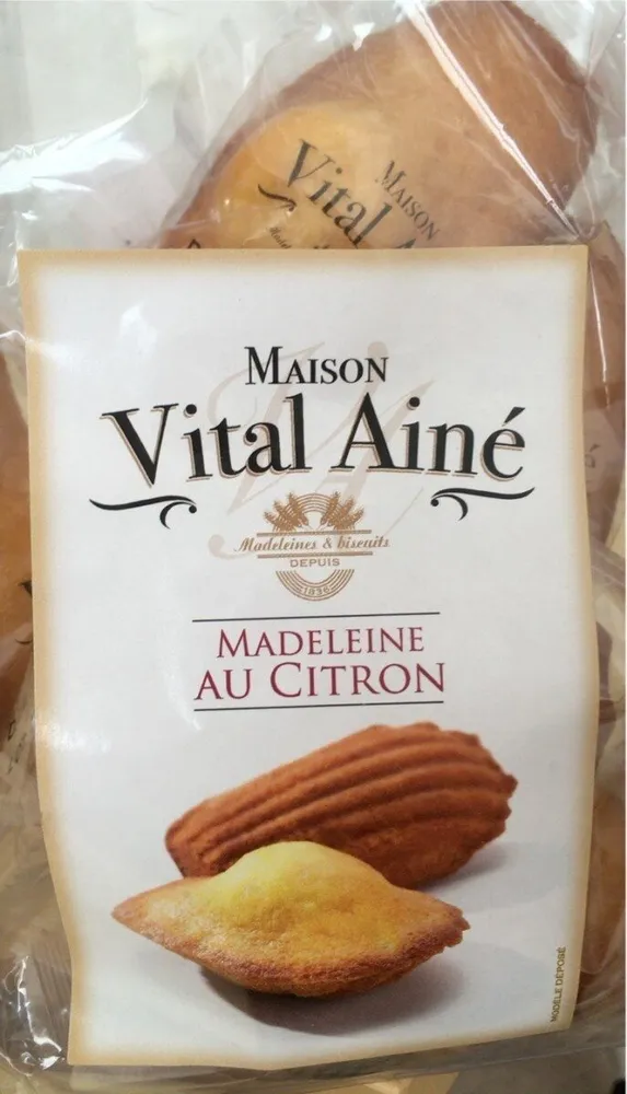 Madeleine au citron