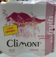 Yaourt au lait entier pasteurisé aux framboises