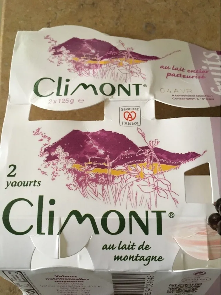Yaourt aux fruits Cassis