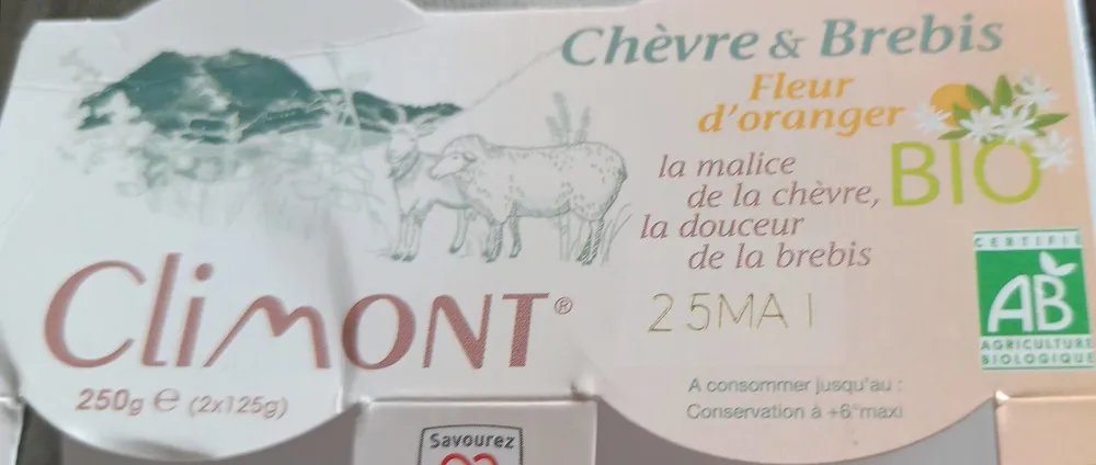 Chèvre et brebis fleur d'oranger