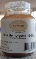 Pâte de noisette 100%