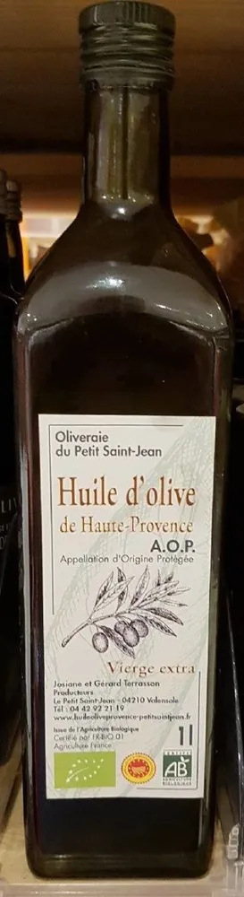 Huile d'olive de Haute Provence AOP