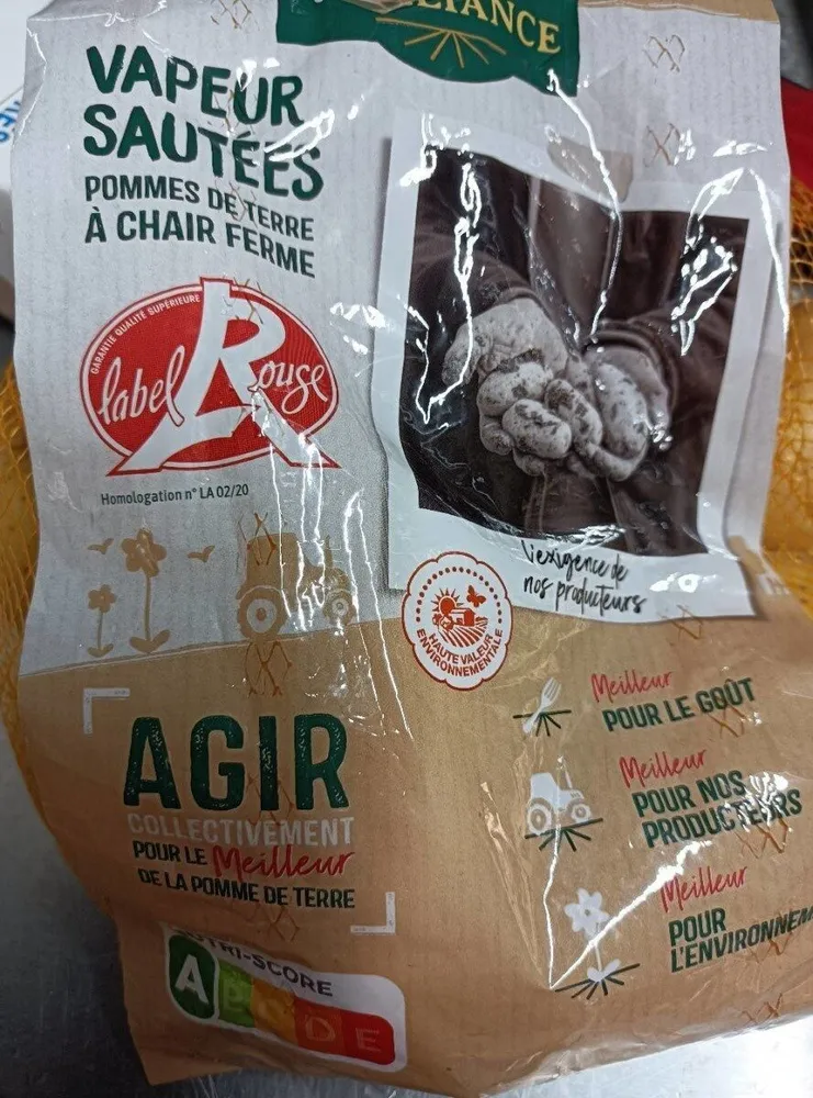 Pomme de terre label rouge