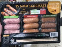 15 mini saucisses