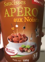 Saucisses apero aux noisettes