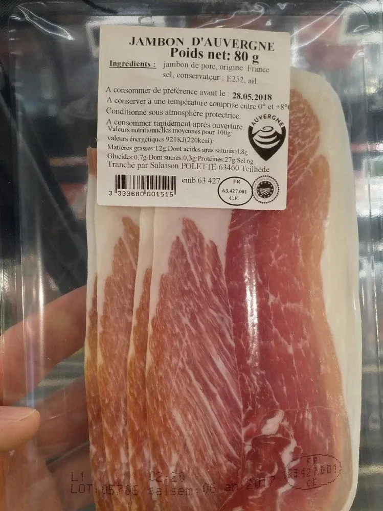 Jambon d'Auvergne
