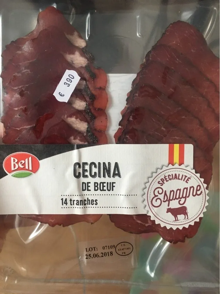Cecina de boeuf