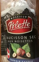 Saucisson sec aux noisettes
