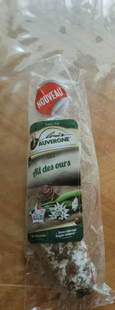 Saucisson Ail des ours