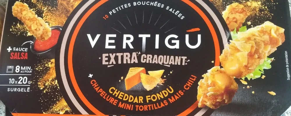 Extra craquant, cheddar fondu