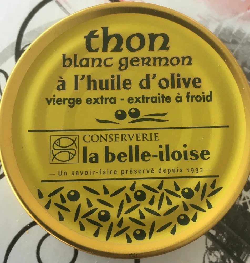 Thon blanc germon à l'huile d'olive