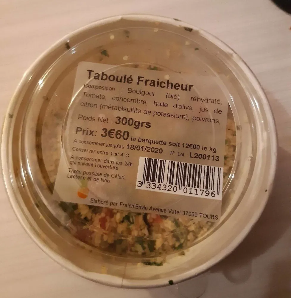 Taboulé fraîcheur