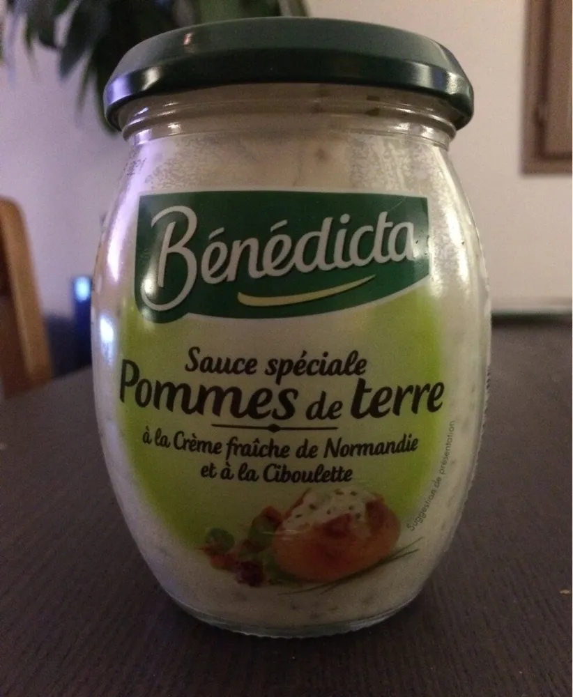 Benedicta sauce speciale pommes de terre