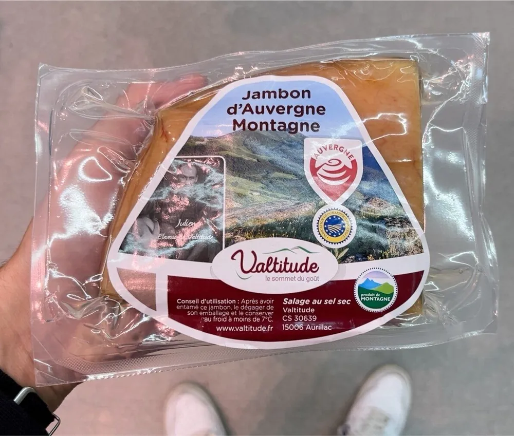 Jambon d’auvergne montagne