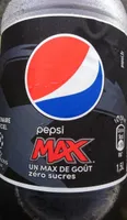 Pepsi max zéro sucre