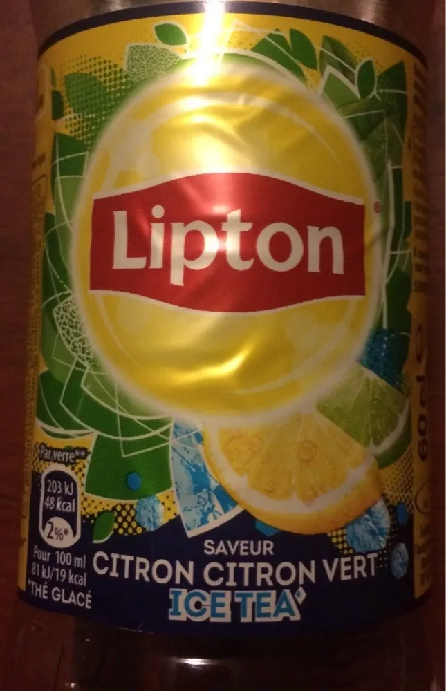 Ice tea citron citron vert