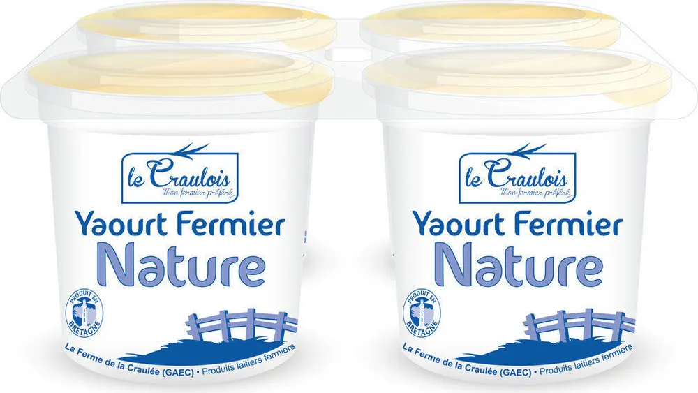 Yaourt nature fermier