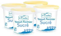 Yaourts sucrés fermier