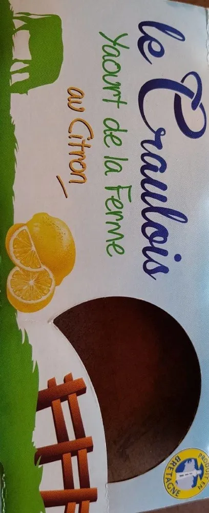 Yaourt de la ferme au citron