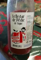 Le nectar de pêche de vigne