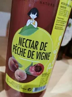 Nectar de pêche de vigne