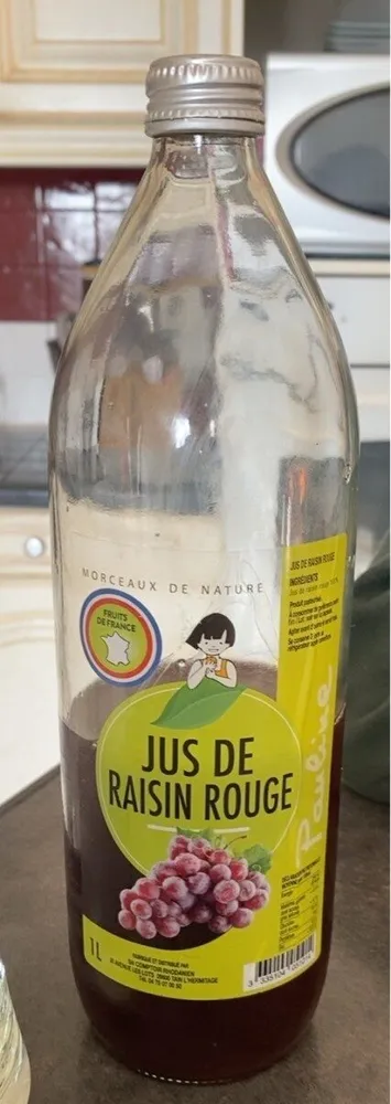 Jus de raisin rouge