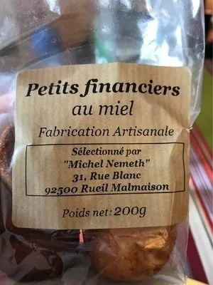 Petits financiers au miel