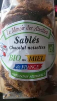 Sablés chocolat noisettes