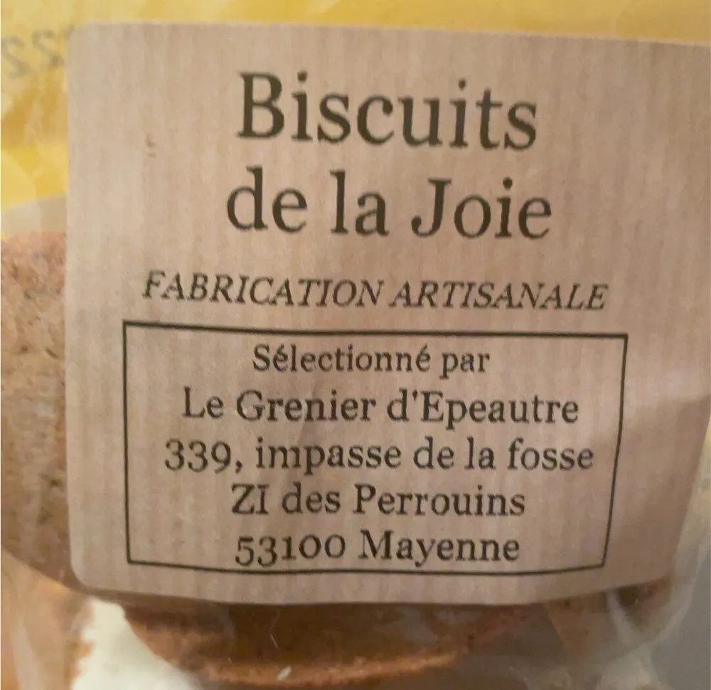 Biscuits de la Joie