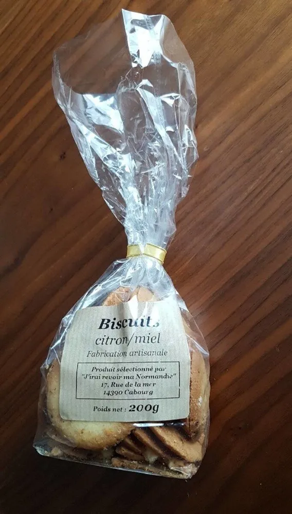 Biscuits citron/miel