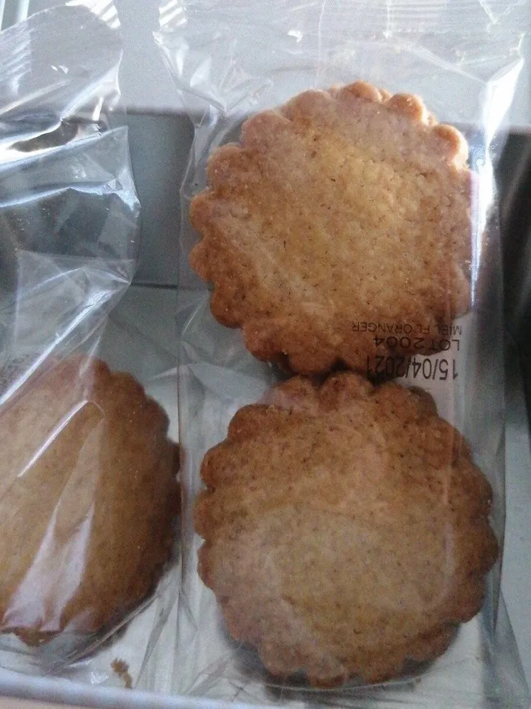 Galettes au miel de fleurs d'oranger