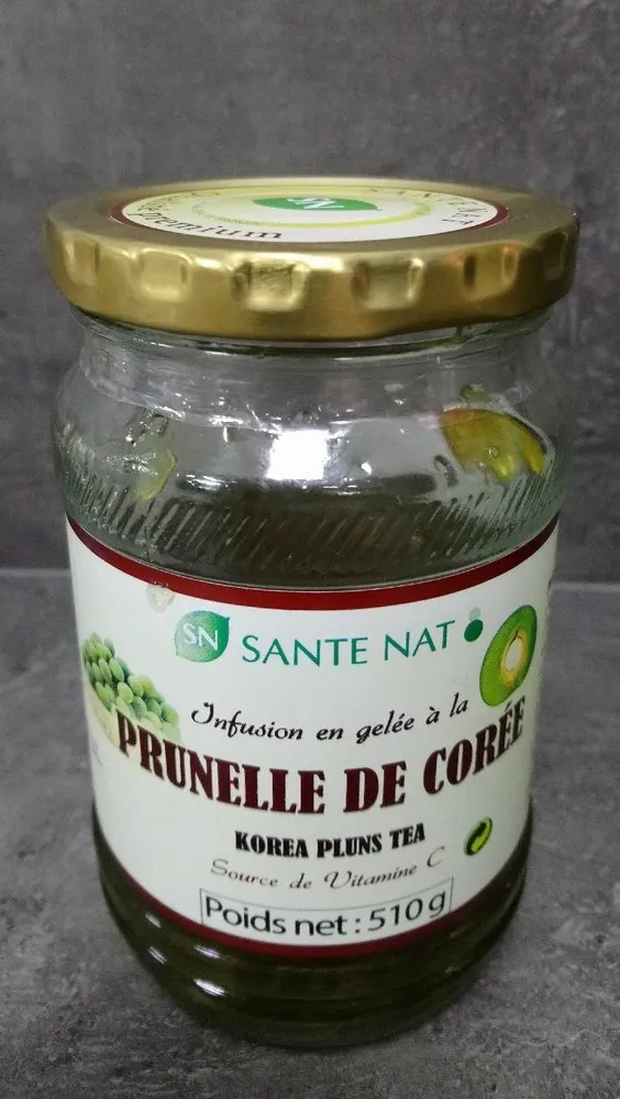Infusion en gelée à la prunelle de Corée