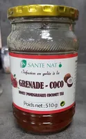Infusion en gelée a la grenade coco